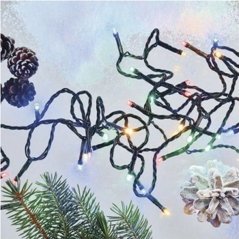 Emos D4AM05 Světelný řetěz LED vánoční řetěz 24 m venkovní i vnitřní multicolor časovač