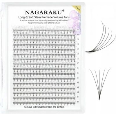 Nagaraku hotové trsy 8D 320 ks C 0,07 MIX