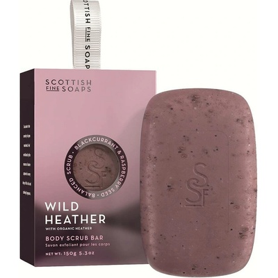 Scottish Fine Soaps Wild Heather exfoliační tělové mýdlo 150 g