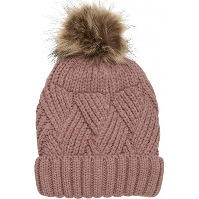 Color Kids Hat W. Detachable Fake Fur burlwood
