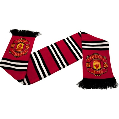 Manchester United FC červená s bielo-čiernymi pruhmi