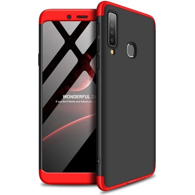Púzdro GKK 360 Predné a zadné celého mobilu Samsung Galaxy A9 2018 červené