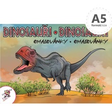 Omaľovánka A5 LUX Dinosaury
