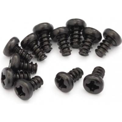 BlackZon 1:16 Slyder MT/ST: Samorezná skrutka PBHO 2,3x4 mm s polguľatou hlavou 12 ks