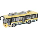 RAYA TOYS Електронна играчка Raya Toys - Тролейбус, със звуци и светлини, жълт (508123032)