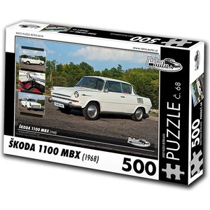 Retro cars - Puzzle Skoda 1100 MBX (1968) II - 500 piese