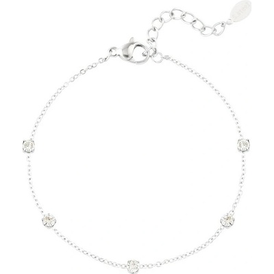 ALEYOLÉ Stříbrný náramek Satin silver OOR150015