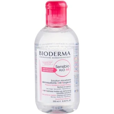 BIODERMA Sensibio H2O AR 250 ml мицеларна вода за чувствителна кожа с тенденция към зачервяване за жени