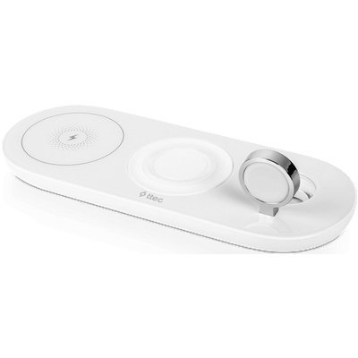 Ttec Безжично зарядно ttec AirCharger Trio (3 in 1) iPhone + Apple Watch + AirPods Wireless Speed Charging Station (8694470826134)