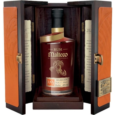 Malteco Selección 40% rum 40 % 0,7 l (v drevenom boxe)