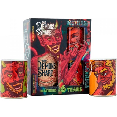 The Demon`s Share Rum 6y 40% 0,7 l (dárčekové balenie 2 poháre)