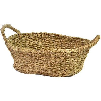 Vingo Úložný košík z morskej trávy 45x32 cm v. 15, s uchy 22 cm