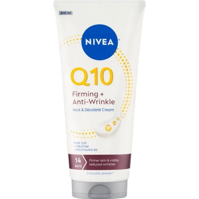 Nivea Q10 zpevňující krém na krk a dekolt 200 ml