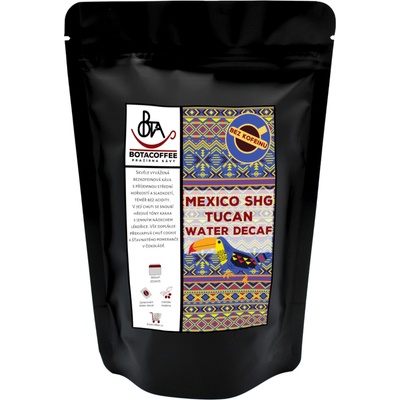 BotaCoffee Mexico SHG Tucan water Decaf Velmi jemně mletá 250 g
