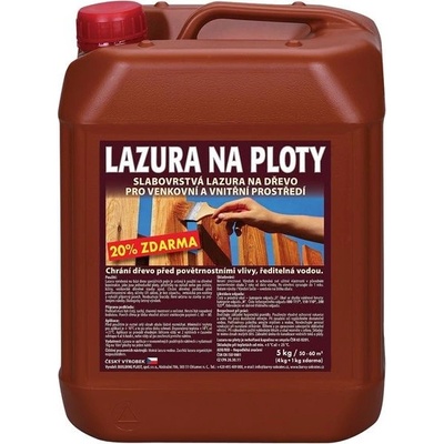 Sokrates lazura na ploty 5 kg palisandr