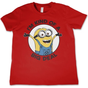 HYBRIS детска тениска Despicable Me - I'm Kind Of A Big Deal - Red - HYBRIS - UV-12-DMF052-H85-11-RD