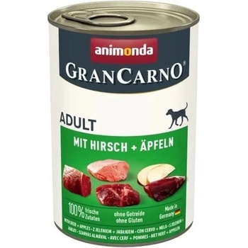 Animonda GranCarno Fleisch Adult елен + ябълки - 400 г