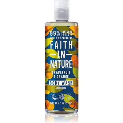 Faith in Nature Grapefruit & Orange енергизиращ душ-гел 400ml