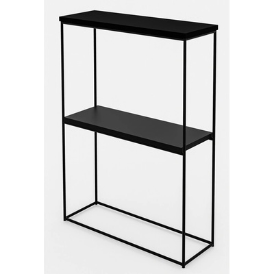 Sconto Konzolový stolík TONI čierna, šírka 60 cm