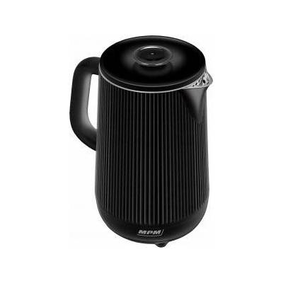 MPM Cordless kettle with double walls MCZ-115/C MPM black