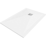 Mexen Stone+ правоъгълна композитна душкабина 130 x 70 см, бяла - 44107013 (44107013)
