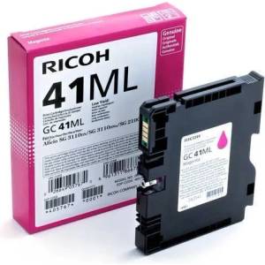 Ricoh Мастило Ricoh GC41, Magenta, 41 ml, за GelJet SG2100N/SG2100DN (RICOH-INK-GC41ML)