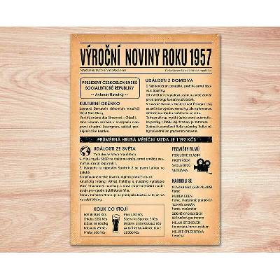 Výroční noviny 1957 - jednostranné