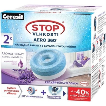 Ceresit Stop vlhkosti Aero 360° náhradné tablety 2 x 450 g Levanduľa