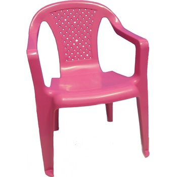 IPAE Dětská židlička plast/růžová