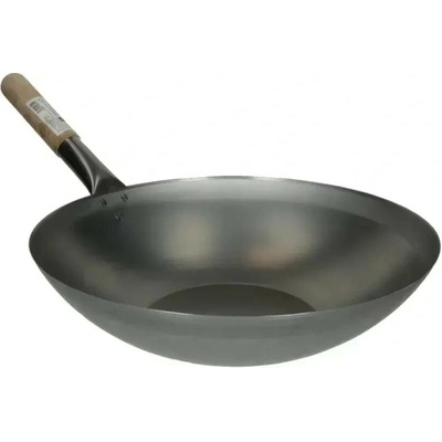 Non Food Oceľová panvica WOK s plochým dnom 35 cm