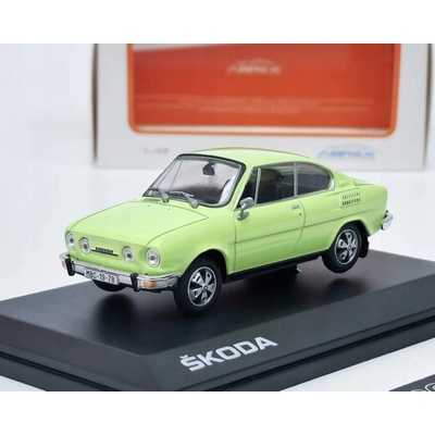 Abrex Model Škoda 110R Coupé 1980 Lime Green 1:43