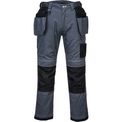 Portwest PW3 Pracovné nohavice Holster OT602 Sivá Čierna