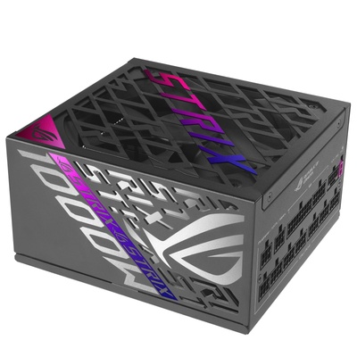 ROG Strix 1000W, 80 Plus Platinum, Напълно модулно, PCIe Gen 5.0, ATX 3.1 Захранване за компютър (90YE00W1-B0NA00)