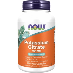NOW Potassium Citrate 99 mg [180 капсули]