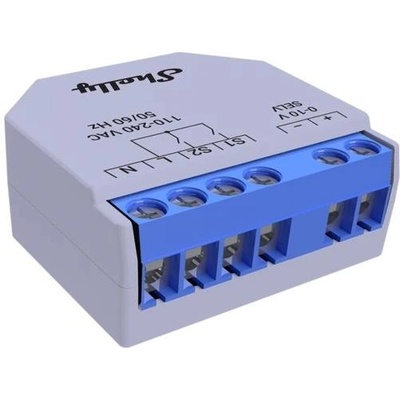 Shelly Микромодул Smart реле 1х димер 0-10V изисква неутрала Shelly Plus 0-10V Dimmer - 265703S (SHELLY PLUS 0-10V DIMMER)