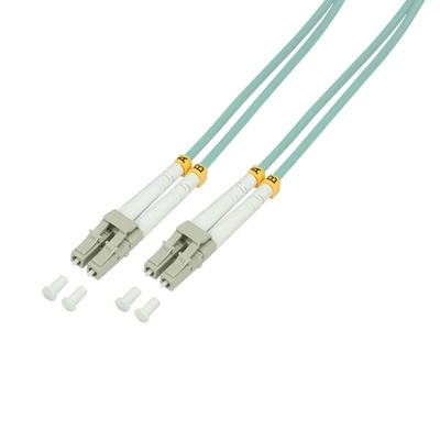 LogiLink Fiber duplex patch kábel OM3 50/125 LC-LC 3m aqua (FP3LC03) (FP3LC03) (FP3LC03)