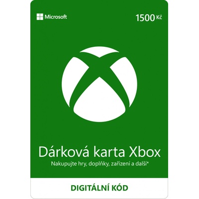 Microsoft Xbox Live darčeková karta 1500 Kč