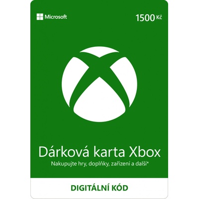 Microsoft Xbox Live predplatená karta 1500 Kč