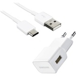 Samsung Зарядно устройство за електрическата мрежа SAMSUNG USB гнездо 8W + кабел Type-C FEHÉR EP-TA50EWE_TYPEC (EP-TA50EWE_TYPEC)