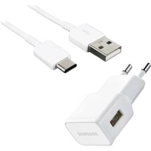 Samsung Зарядно устройство за електрическата мрежа SAMSUNG USB гнездо 8W + кабел Type-C FEHÉR EP-TA50EWE_TYPEC (EP-TA50EWE_TYPEC)