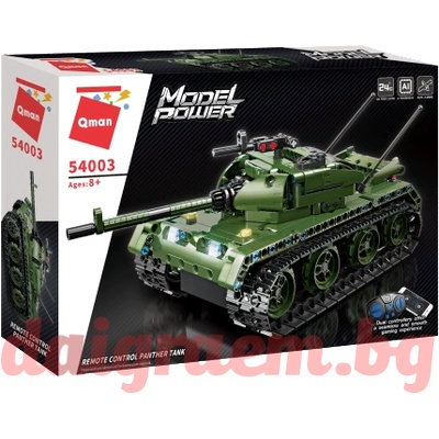 Qman Конструктор qman 54003 Танк Пантер с rc управление (q54003)