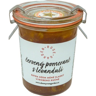 Rose Garden Džem Červený pomaranč s levanduľou 160 g