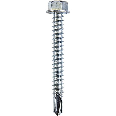 Profi Depot Samovrtný vrut, ø 4,8 × 38 mm, šestihranná hlava, 100 ks 4024506268586