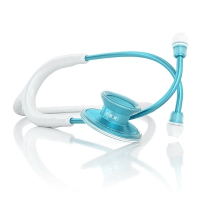 MDF Стетоскоп MDF Acoustica Аква/Бял