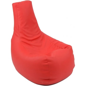 Pufrelax Пуф стол, 230л. , Sunlounger Evo - Intense Red, PU кожа, Пълнеж от полистиролни перли