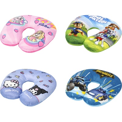 Lidl Cestovní polštář za krk PAW Patrol Hello Kitty Batwheels 28x26 – Hledejceny.cz