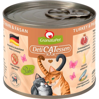 GranataPet DeliCatessen Morčacie & bažant 6 x 200 g