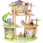 Hape Дървен комплект Hape - Бамбуковата къща на пандите (H3413)