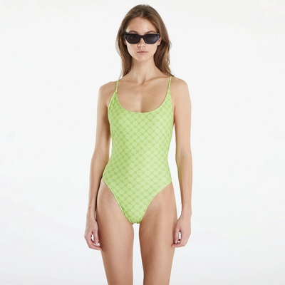 Daily Paper Reya Monogram Swimsuit daiquiri green