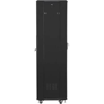 Lanberg rack cabinet 19" free-standing 42U - 600x600 self-assembly flat pack, black (FF01-6642-12B)